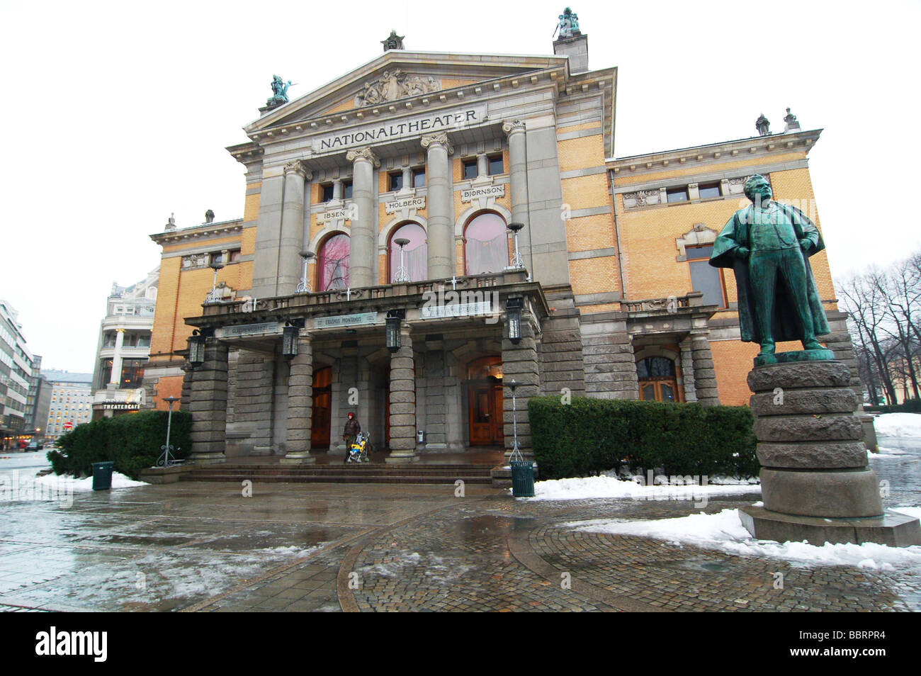 The National theater, Oslo, Norway Stock Photo
