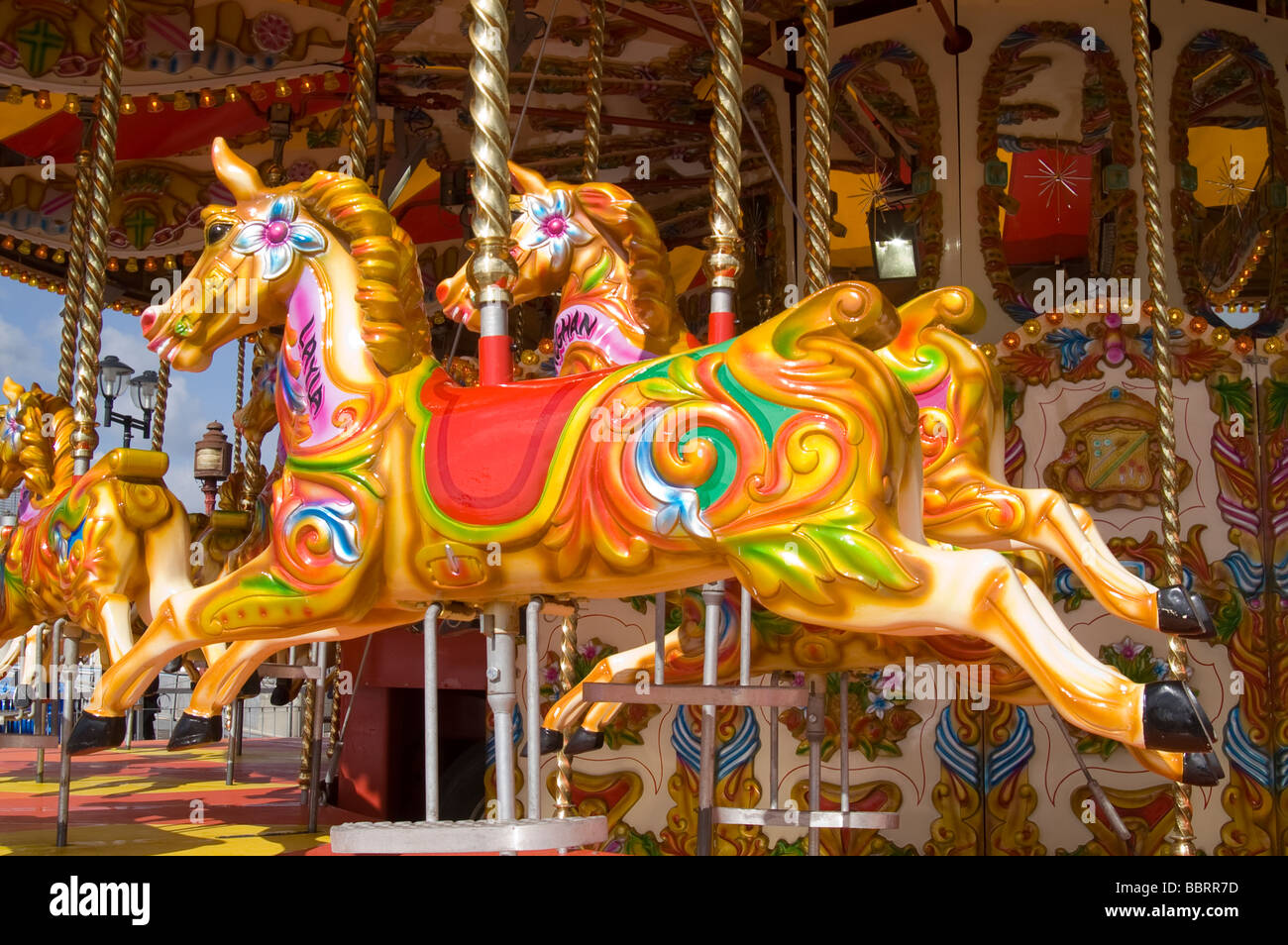 Merry Go Round Horses Stock Photos & Merry Go Round Horses Stock Images ...