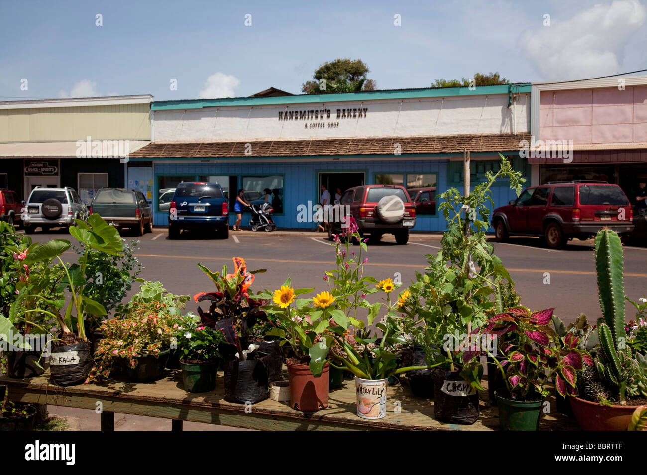 Kaunakakai Molokai Hawaii Stock Photo Alamy
