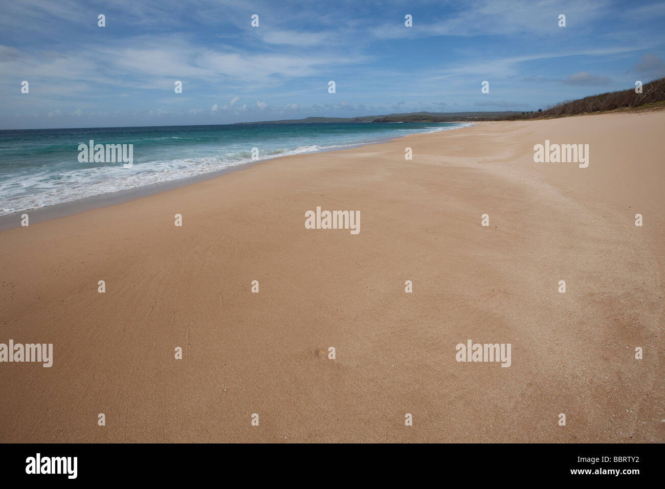 Papohaku Beach Molokai Hawaii Stock Photo