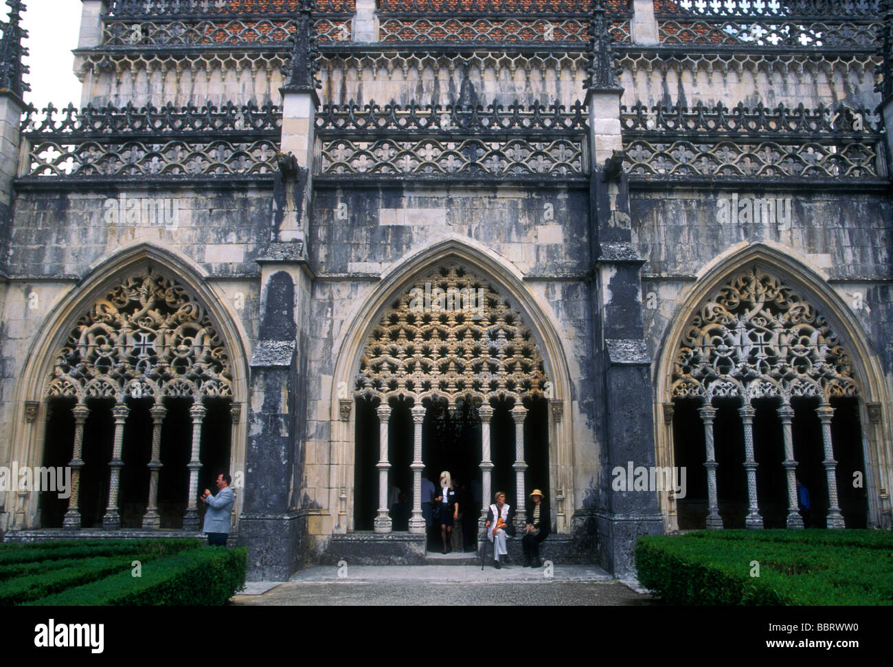 Royal Cloister Batalha Monastery Batalha Leiria District Portugal Europe Stock Photo Alamy