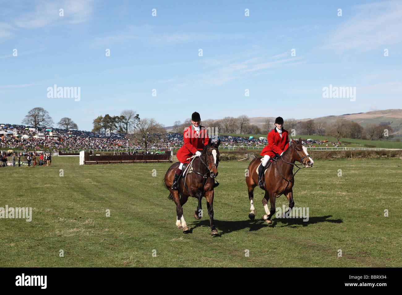 Whittington point to point, Lancashire Stock Photo Alamy