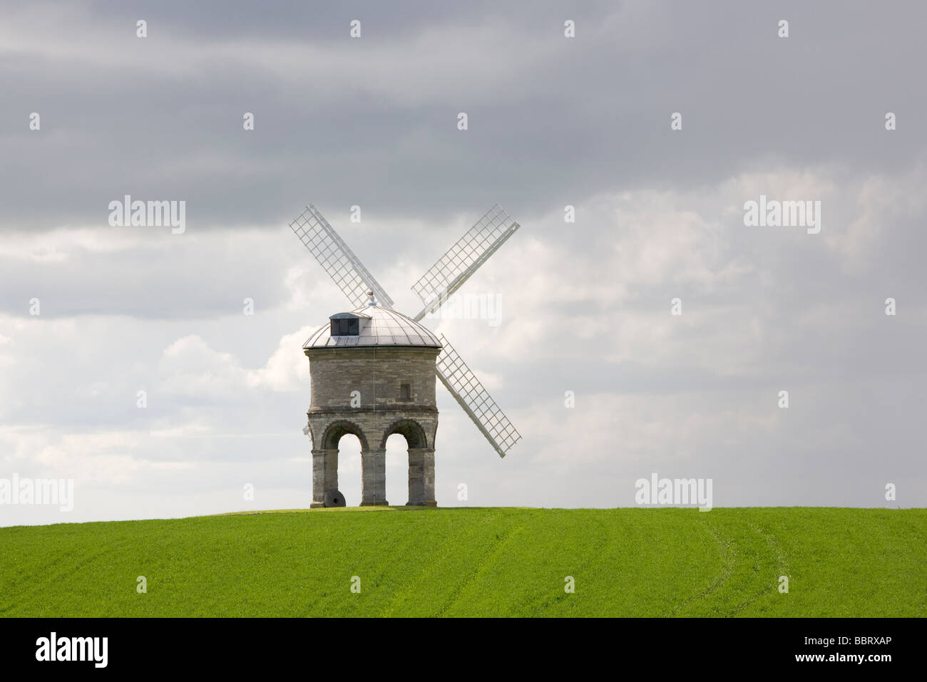 Chesterton windmill, Warwickshire, England. A unique design of mill built in 1632 from a design attributed to Inigo Jones. Stock Photo