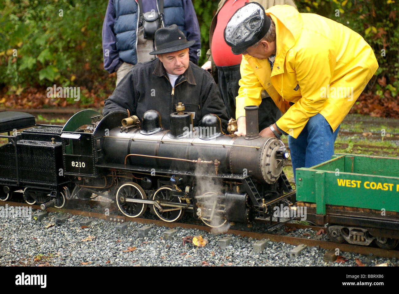 real steam powered model trains