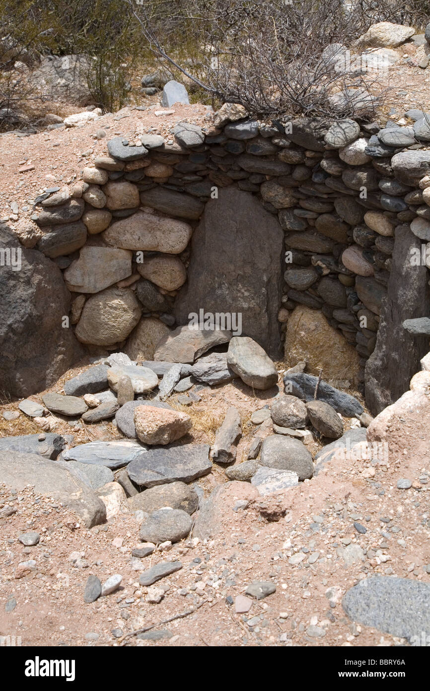 The un-restored archaeological site of Yacimiento La Paja, Salta Province, Argentina Stock Photo
