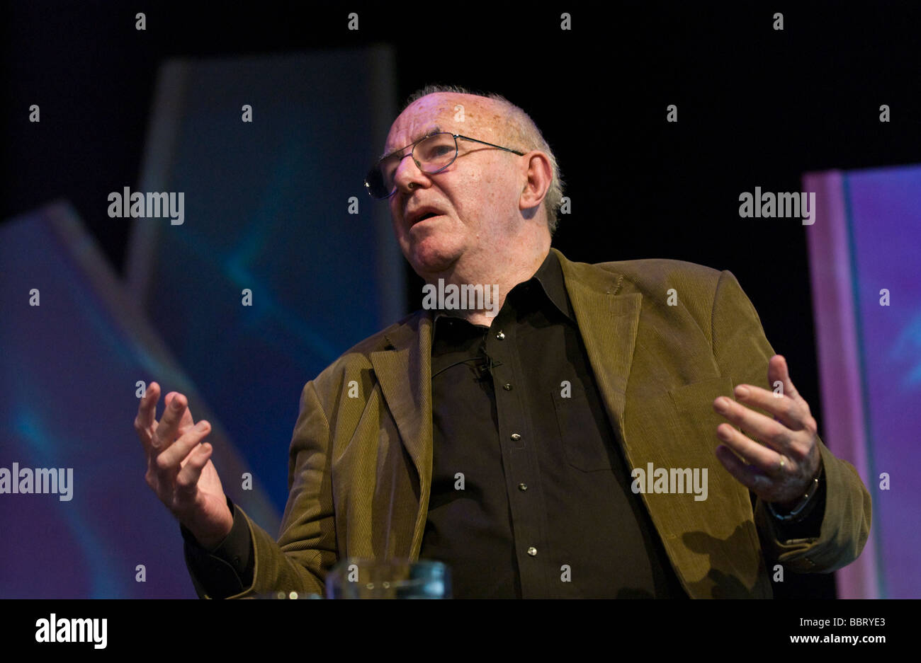 Clive James Australian author novelist poet critic and television presenter pictured at Hay Festival 2009  Stock Photo