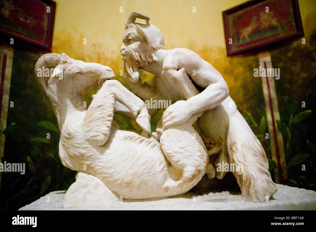 Naples erotic museum pan goat