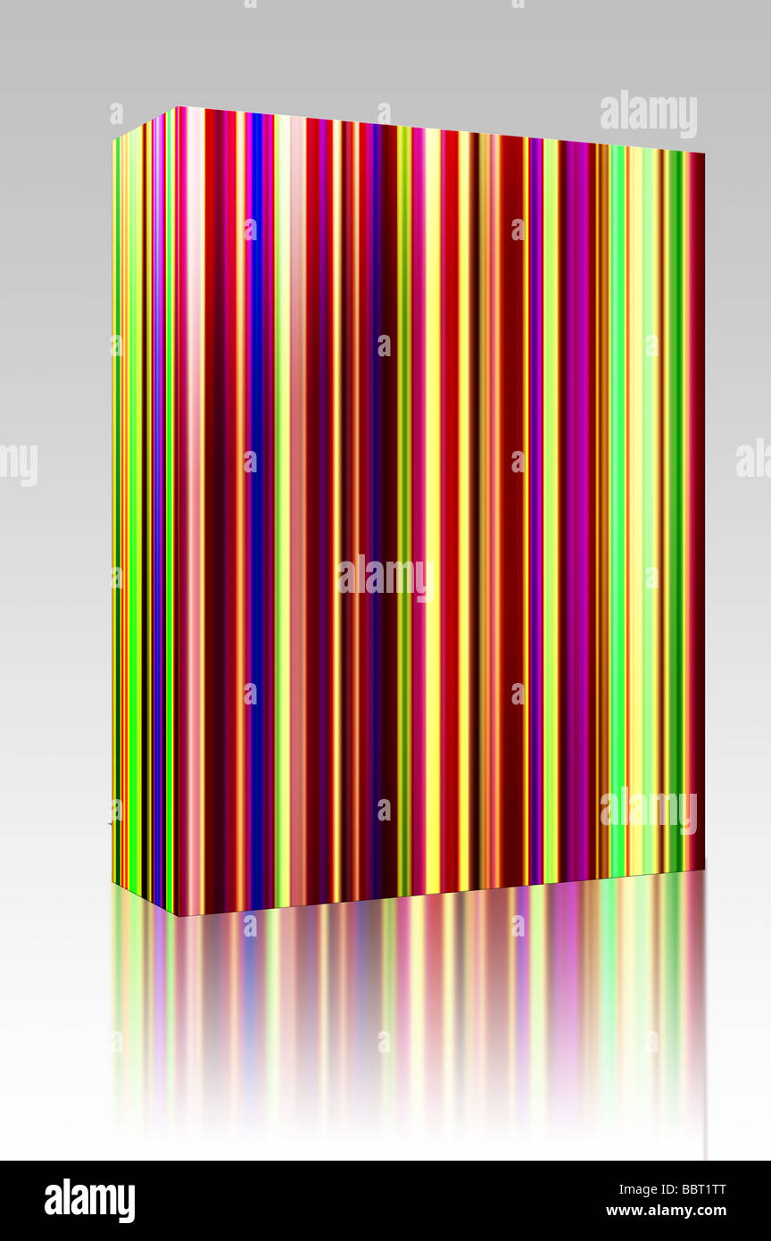 Software package box Abstract wallpaper illustration of glowing wavy ...