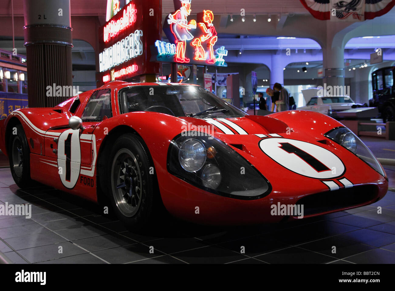 1967 Ford GT Mark IV car Ford Henry Ford nobody none background  hi-res Stock Photo