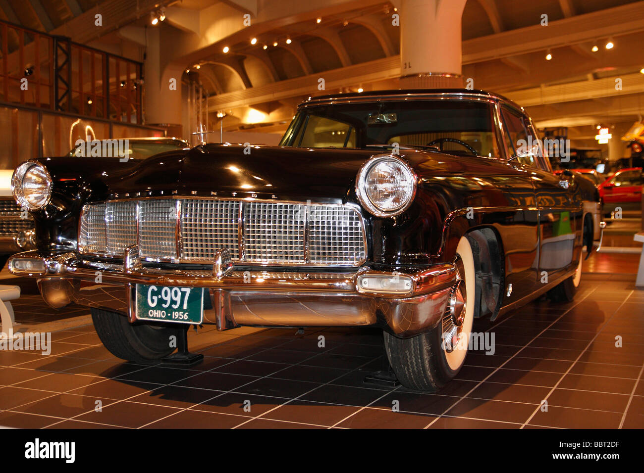 1956 Continental Mark ii a antique car at the Ford Henry Ford Museum Michigan MI pictures images photos large high resolution horizontal in USA US h Stock Photo