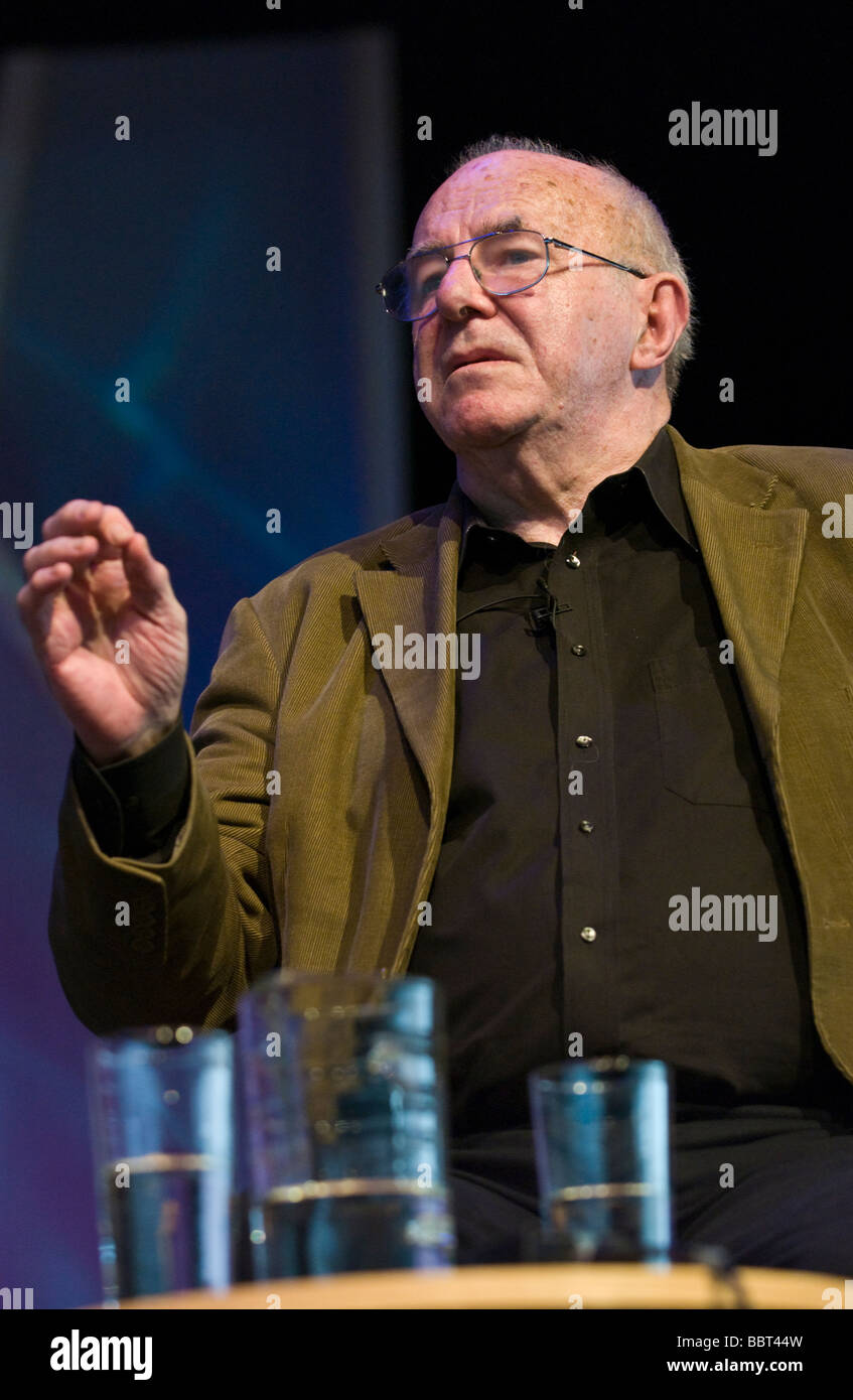 Clive James Australian author novelist poet critic and television presenter pictured at Hay Festival 2009  Stock Photo