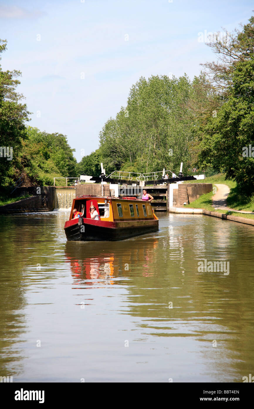 Grand Union Canal Hatton Locks Stock Photo - Alamy