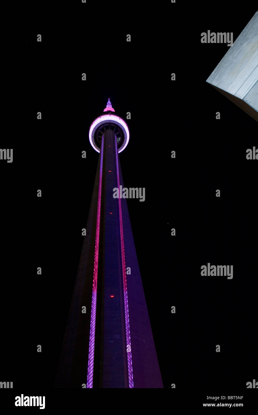 CN Tower at Night Toronto Ontario Canada Stock Photo - Alamy