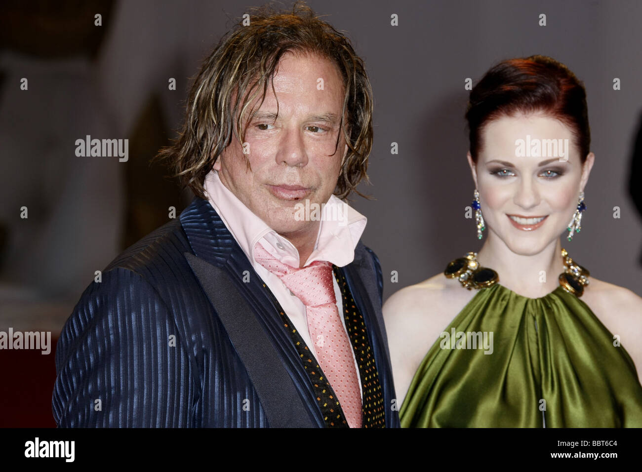 Evan rachel wood mickey rourke hi-res stock photography and images - Alamy