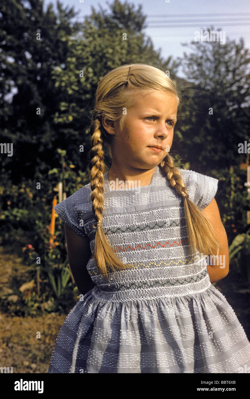 The 1950s child Stock Photo