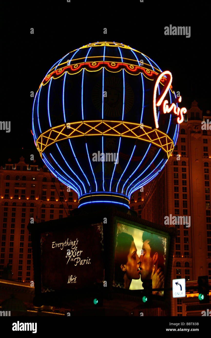Paris Las Vegas Hotel Casino, Wieża Eiffla Zdjęcie Stock Editorial