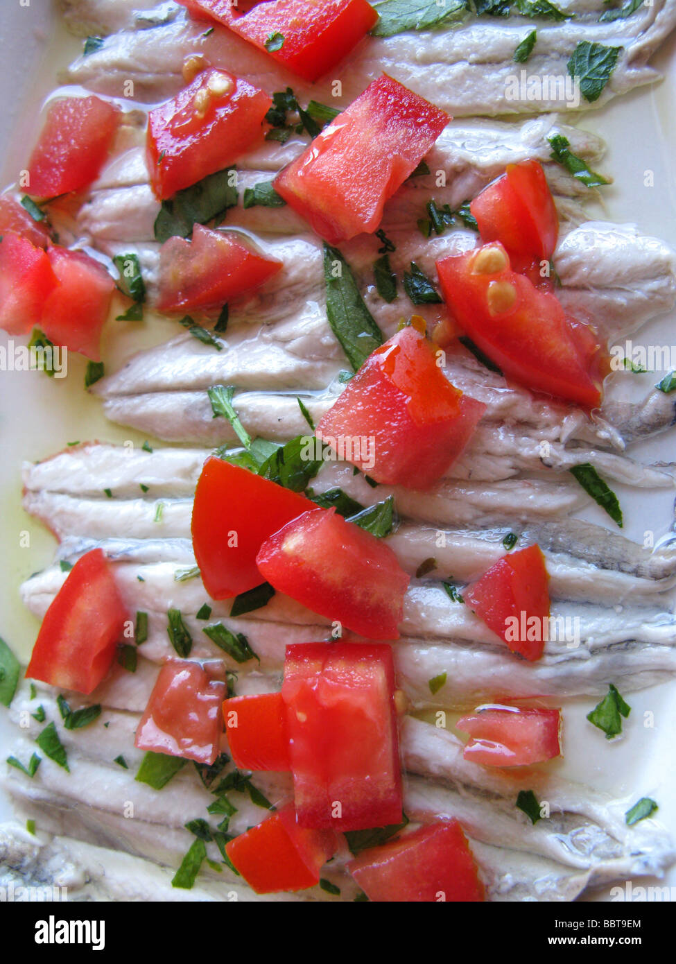 Anchovies in vinegar, Italy Italy Stock Photo Alamy