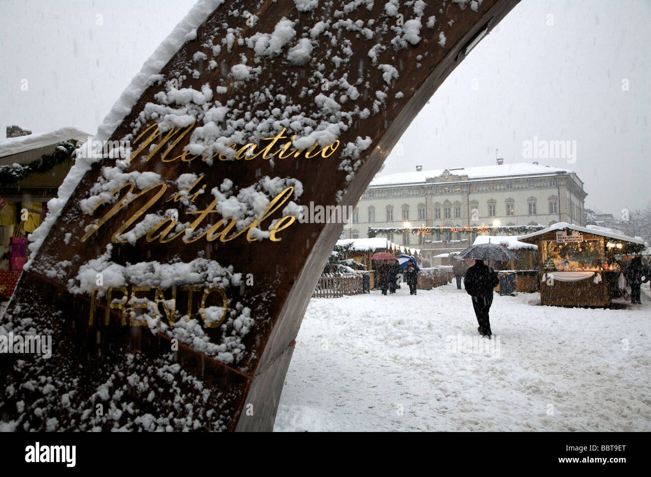 Trento italy christmas markett