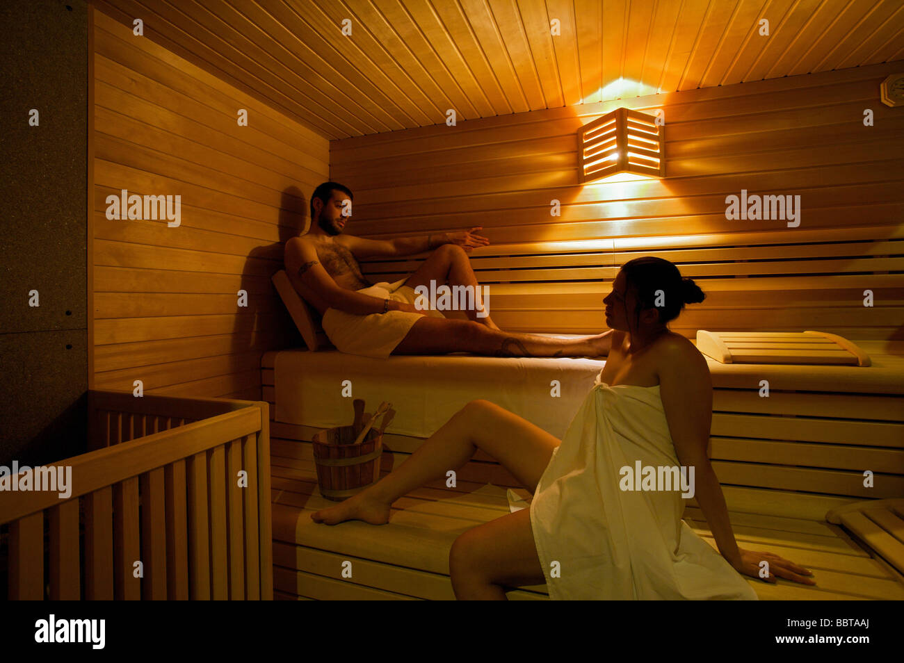 Sauna, Nevada hotel, Folgaria, Trentino Alto-Adige, Italy Stock Photo -  Alamy