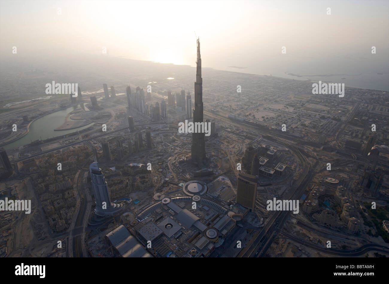 Dubai Burj Dubai the tallest building in the world Stock Photo