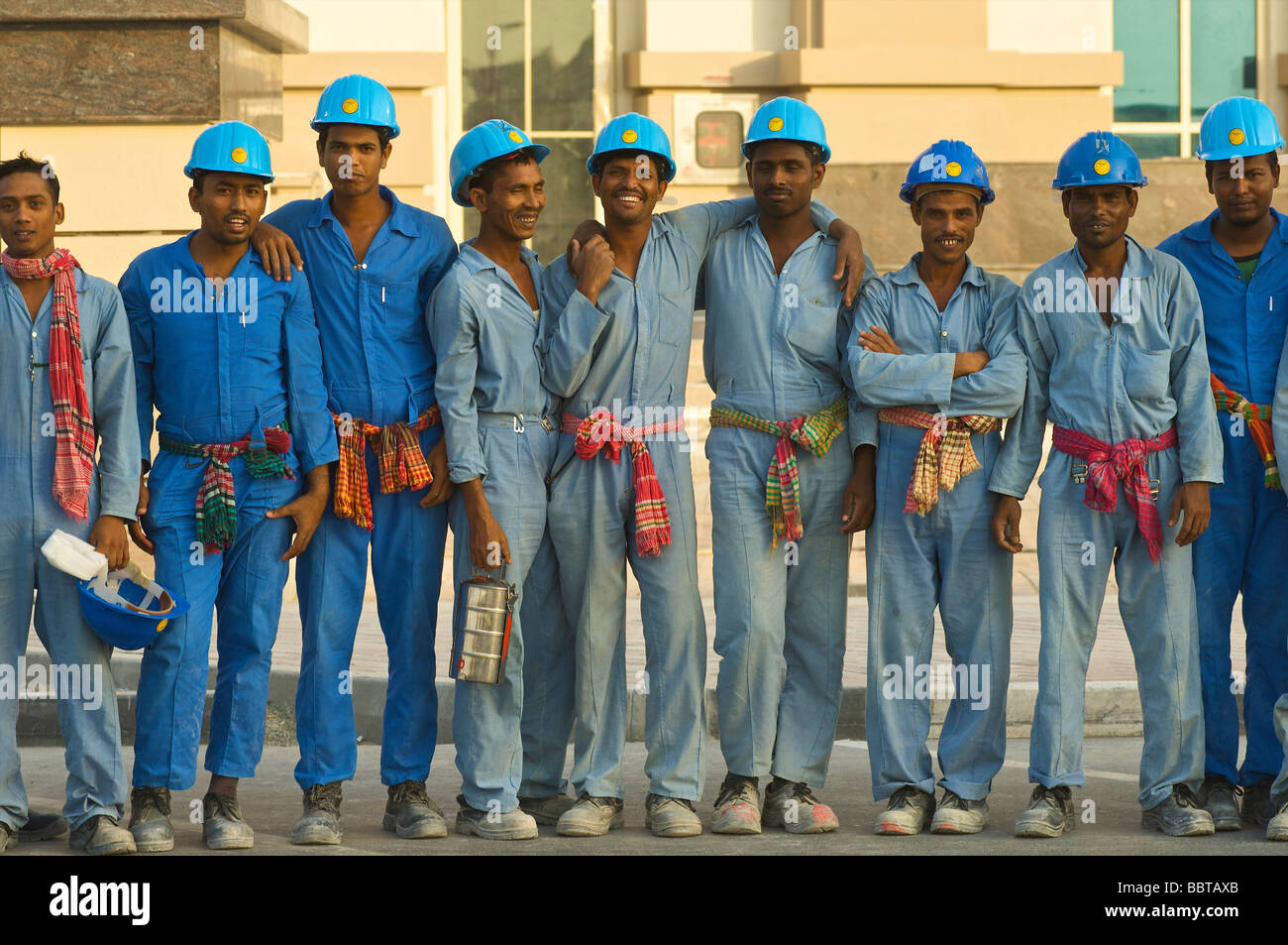 Dubai Burj Dubai migrant workers building the tallest structure in the