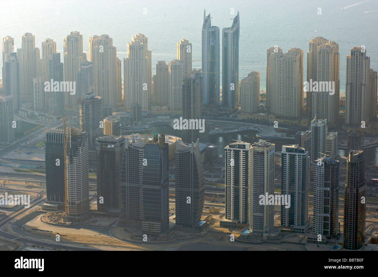 Dubai Dubai Marina Stock Photo