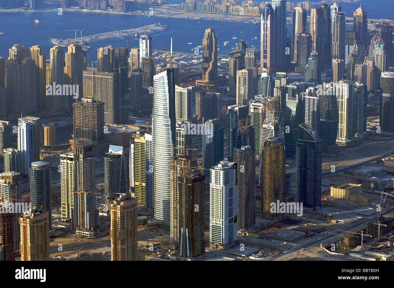 Dubai Dubai Marina Stock Photo