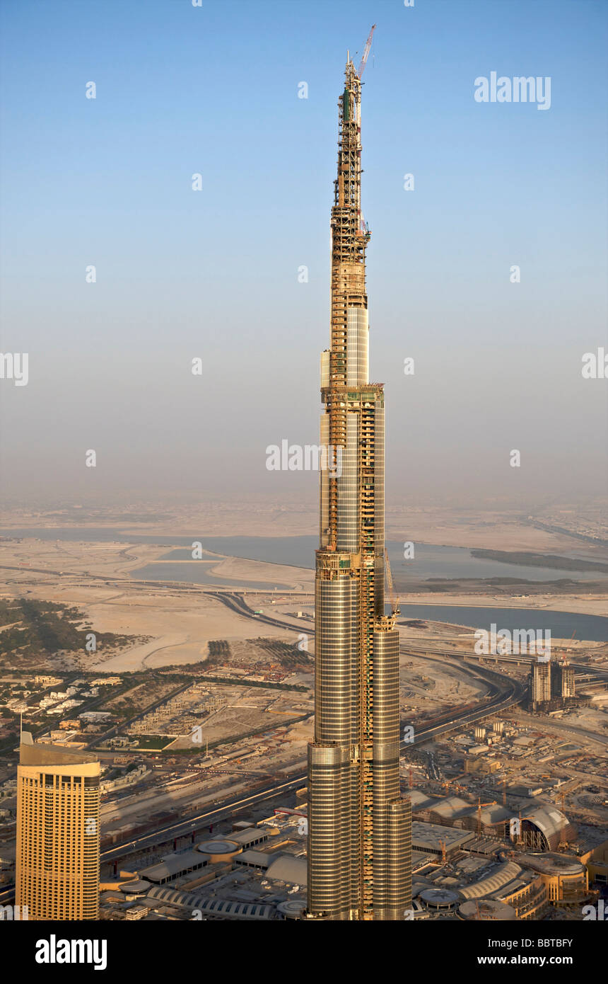 Dubai Burj Dubai the tallest building in the world Stock Photo - Alamy