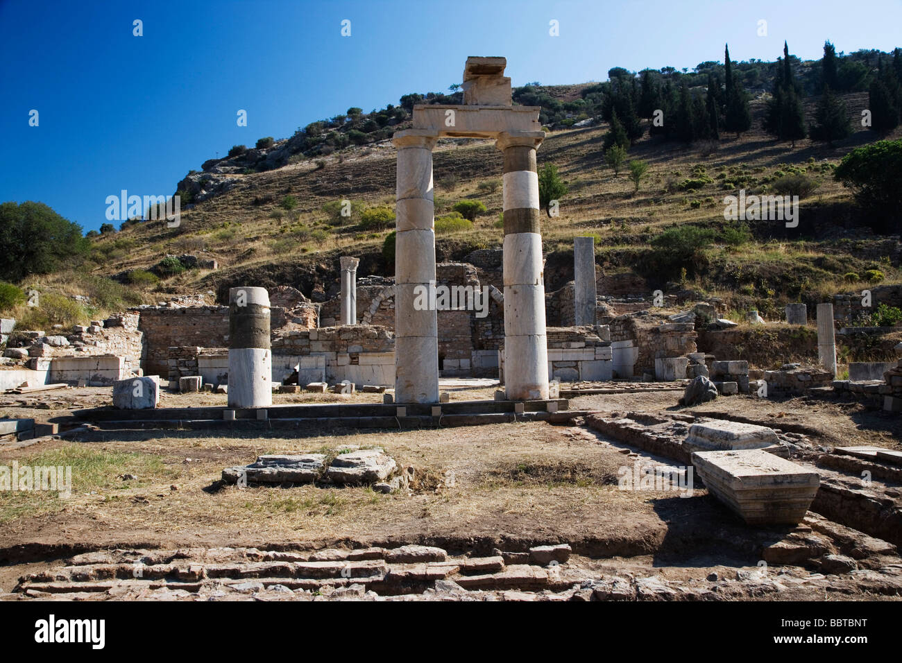 The Prytaneion, Ephesus, Kusadasi,Turkey, Europe Stock Photo