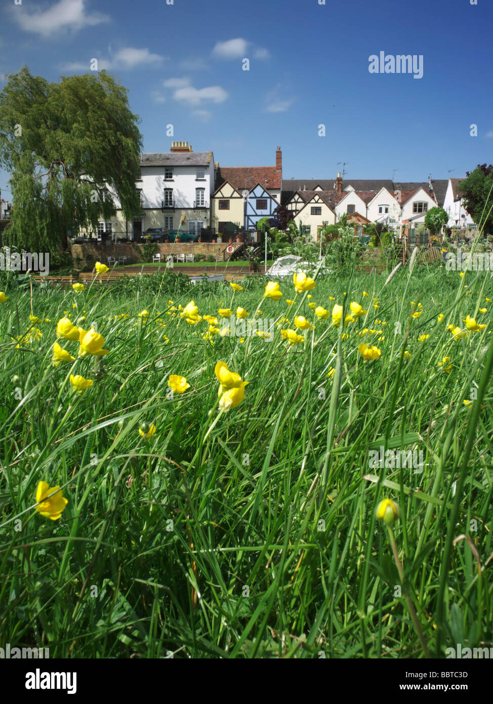 the river avon bidford on avon warwickshire the midlands england uk