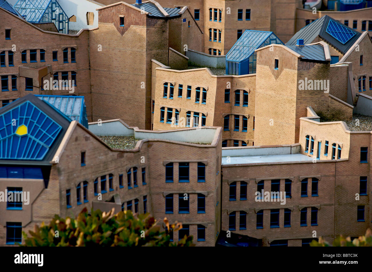 ING building as replicated in Madurodam Stock Photo - Alamy