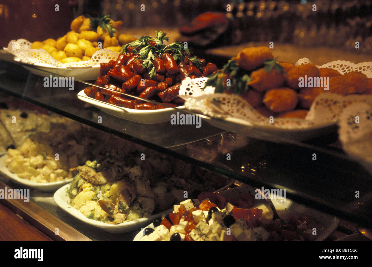 Valencia tapas bar Stock Photo Alamy