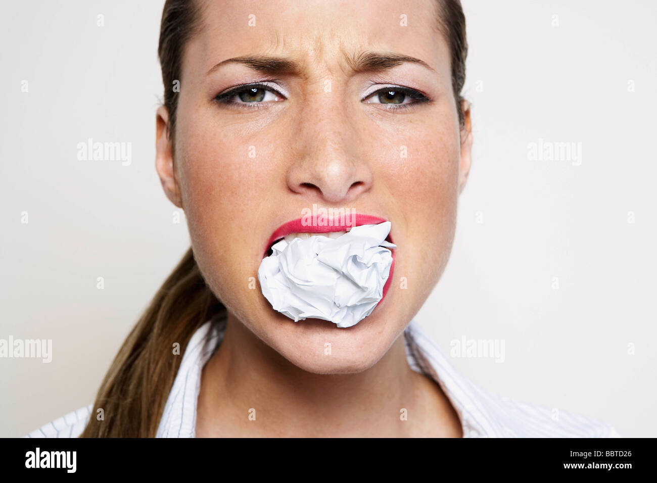 Ball in mouth hi-res stock photography and images - Alamy