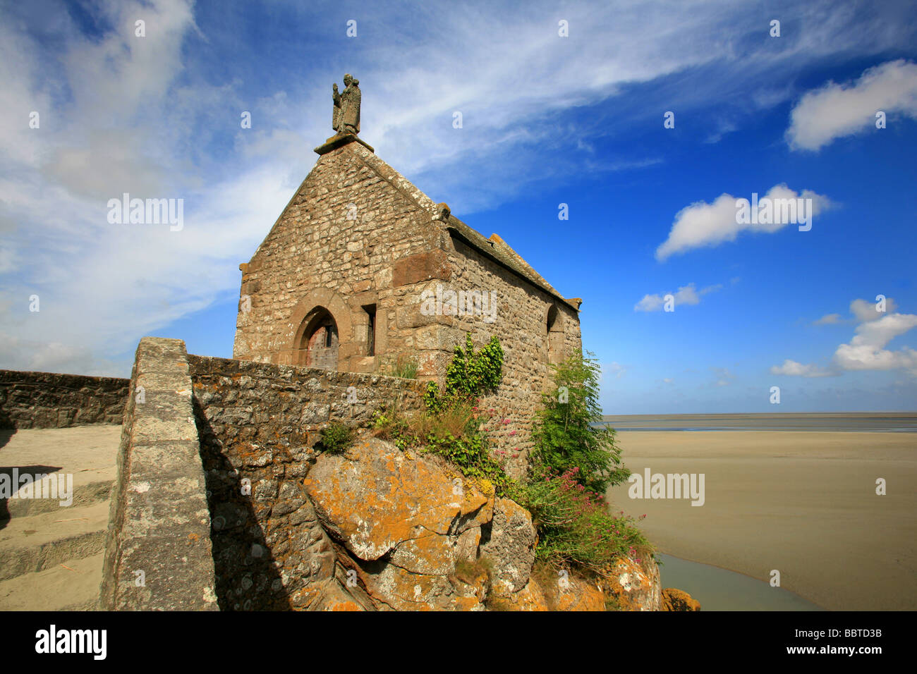La Chapelle Saint Aubert, Mont Saint Michel, Normandie, France, Europe