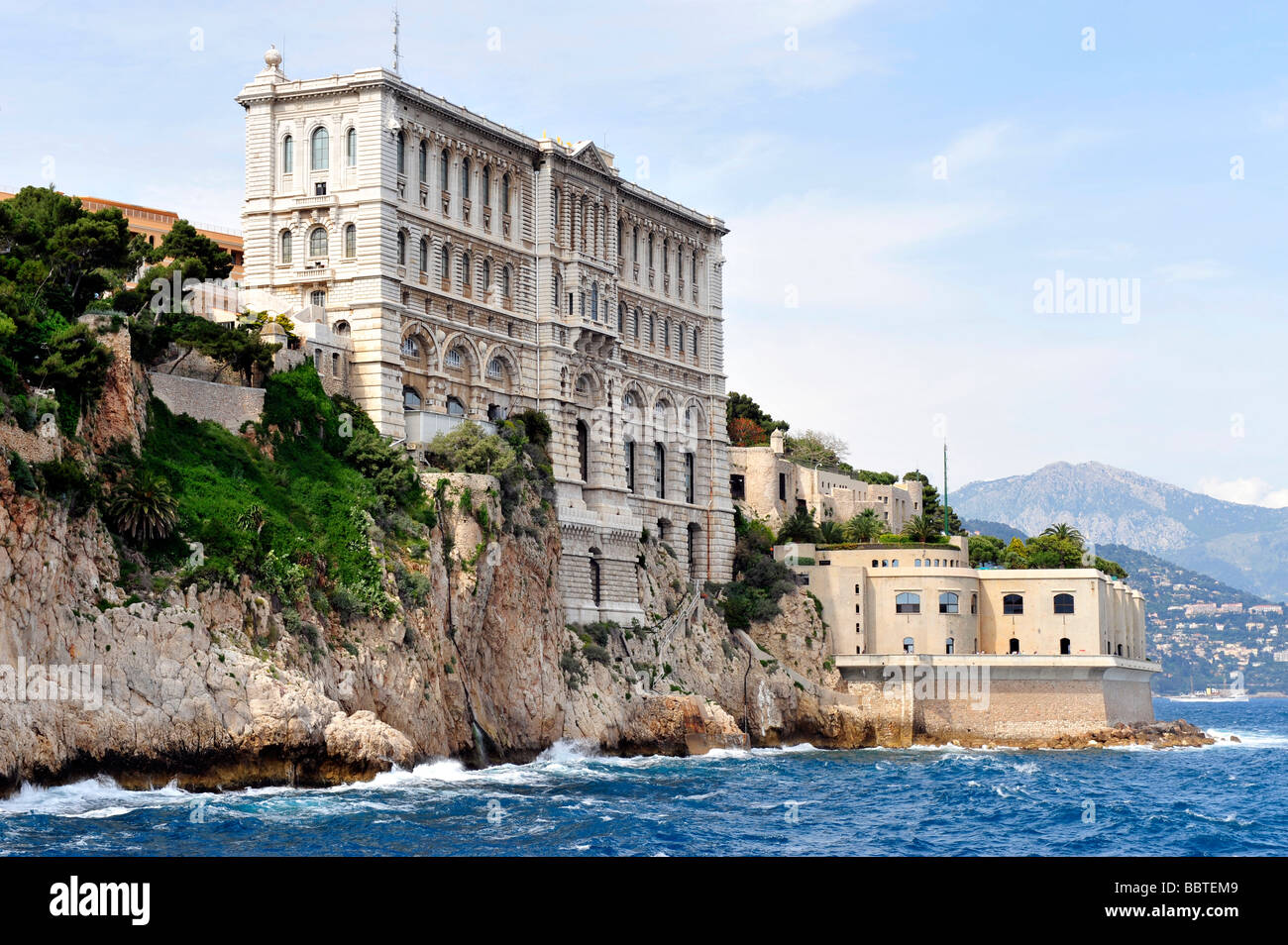Oceanographic Museum Monaco Built In 1910 By Prince Albert I Rising Stock Photo Alamy
