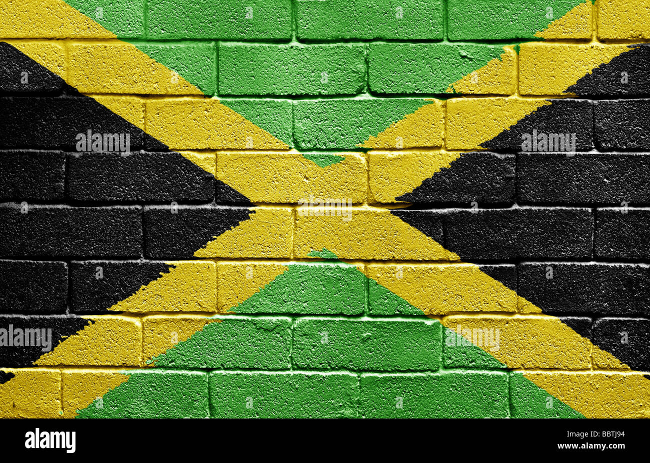 Flag of Jamaica Stock Photo Alamy
