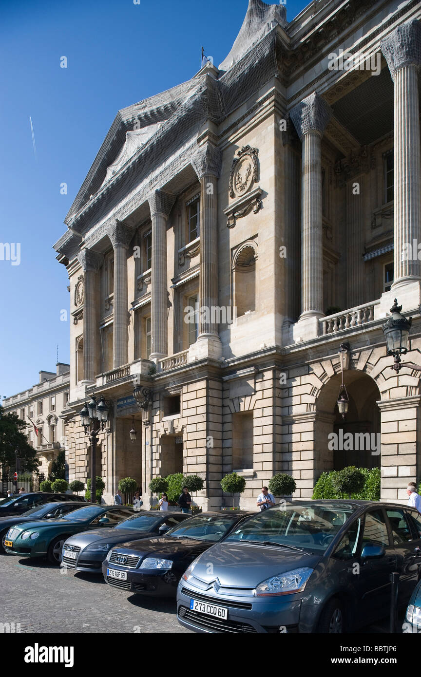 Paris Place de la Concorde Hotel de Crillon Louis Francois Trouard 1758 Stock Photo