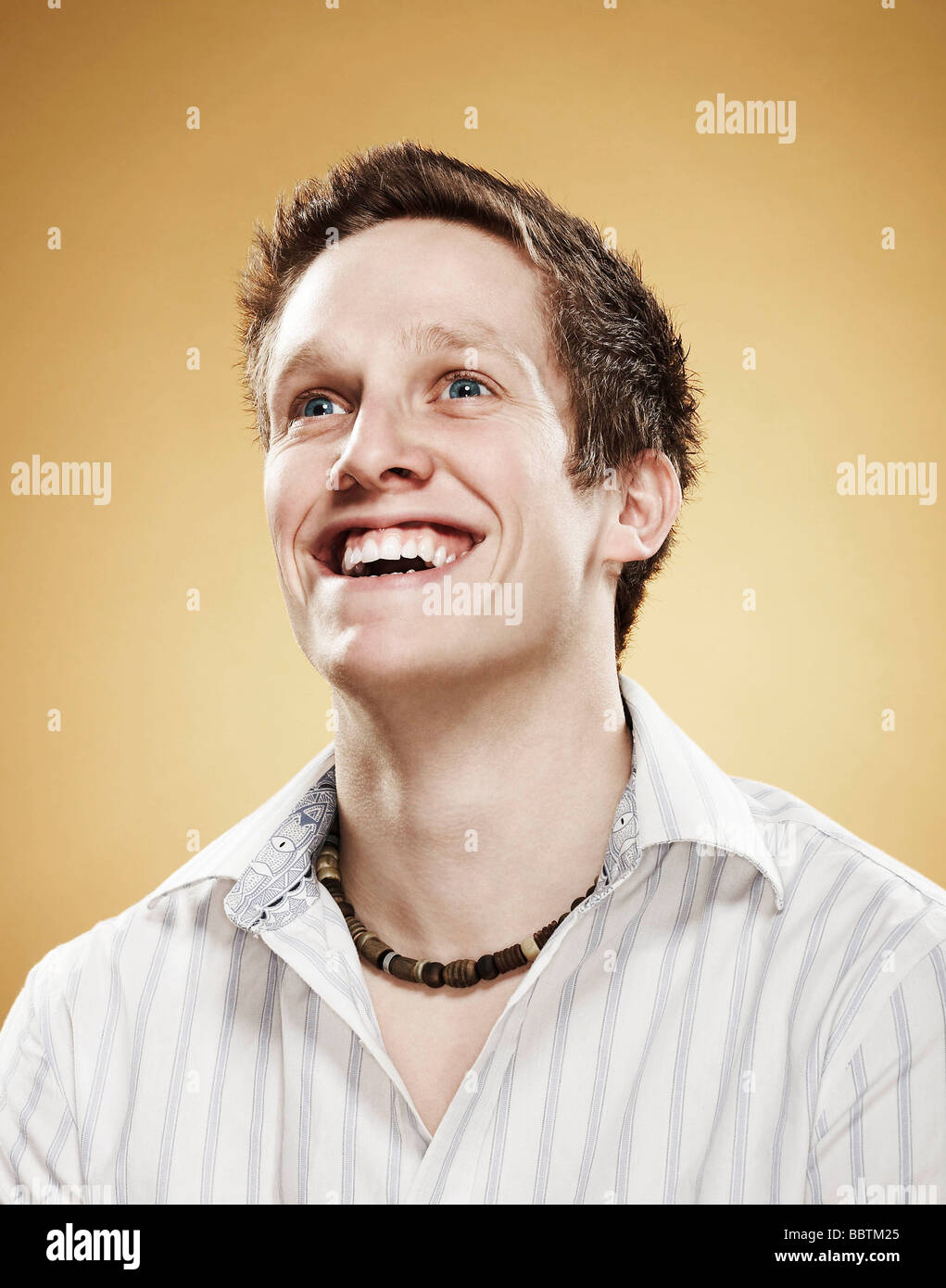 Portrait of a man smiling Stock Photo - Alamy