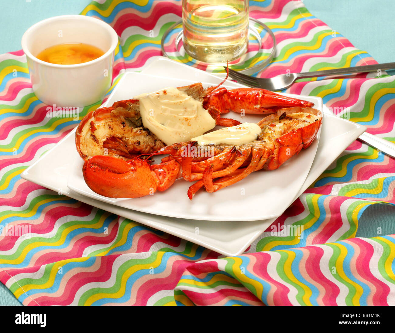 Grilled lobster, Italy Stock Photo Alamy