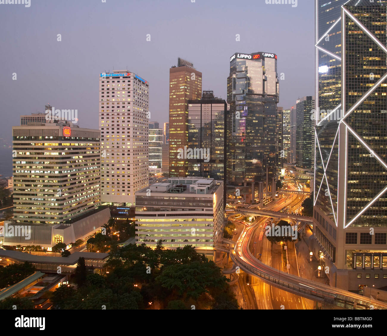 High angle busy city hi-res stock photography and images - Alamy