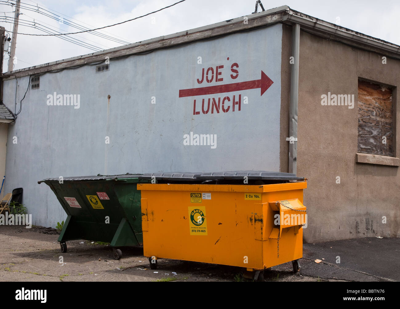 Building Back Signage Small building, sign hi-res stock photography and images - Alamy