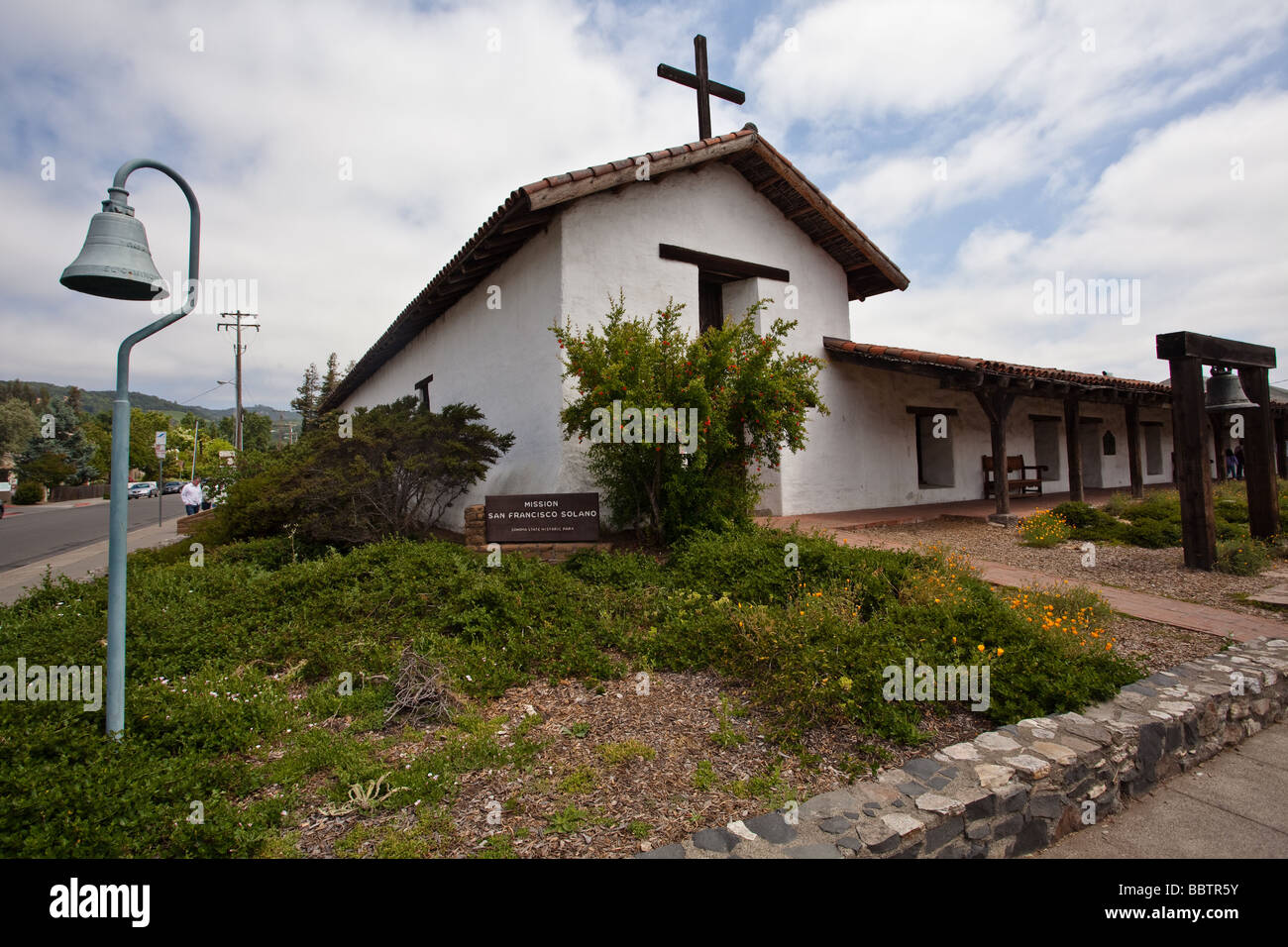 Mission San Francisco Solano Stock Photo