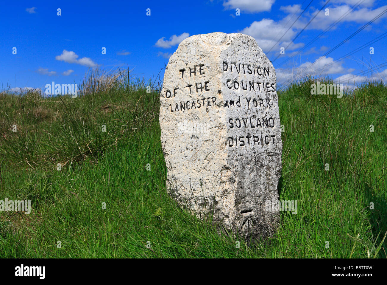 Ancient Boundary stone on Yorkshire Lancashire boarder near Ripponden