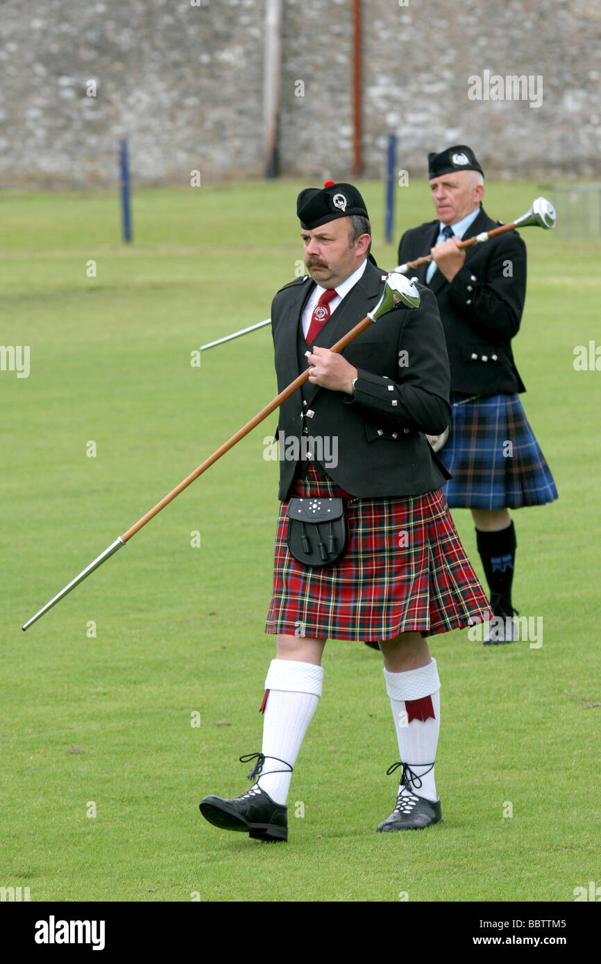 8th Innerleithen Pipe Band Championships Scottish Borders Stock Photo