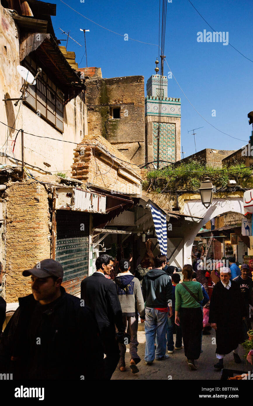 Fez Medina, Morocco, North Africa Stock Photo