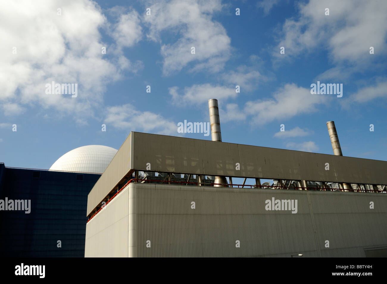 Sizewell B Nuclear Power Station,Suffolk UK Stock Photo