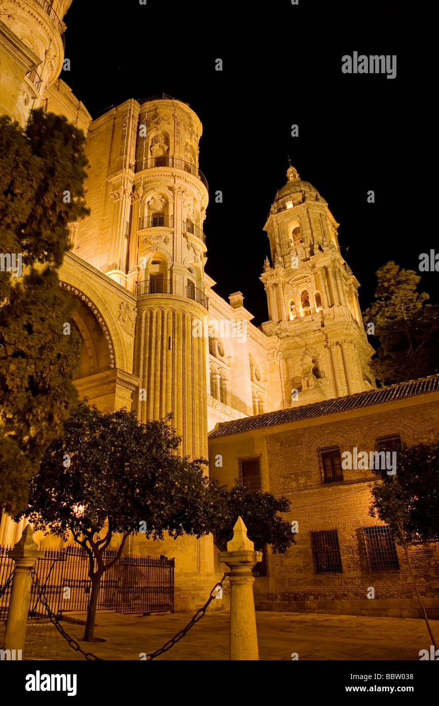 Catedral de Málaga Costa del Sol Andalucía España Cathedral of Malaga Sun Coast Andalusia Spain Stock Photo