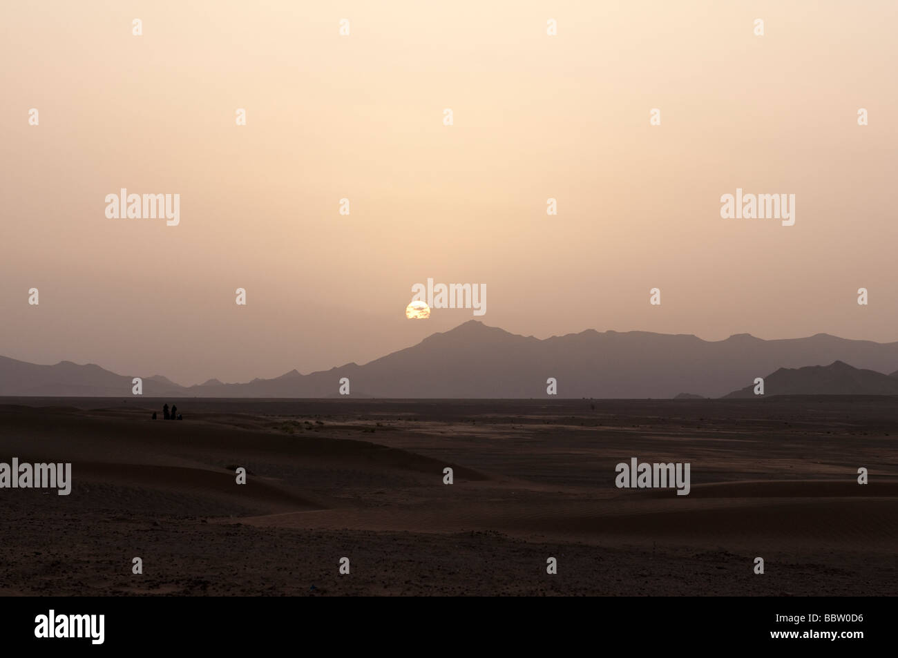 Dawn in the desert of Southern Morocco Stock Photo - Alamy