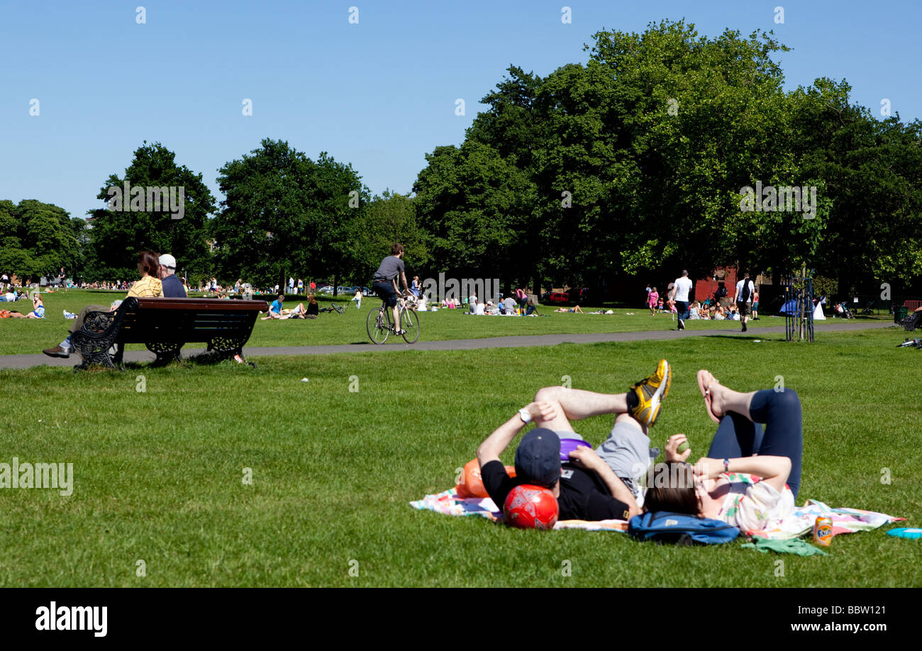 People In Hyde Park   London UK Europe Stock Photo