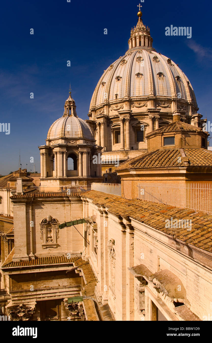 St Peters Basilica and Dome. Rome, Italy Stock Photo - Alamy